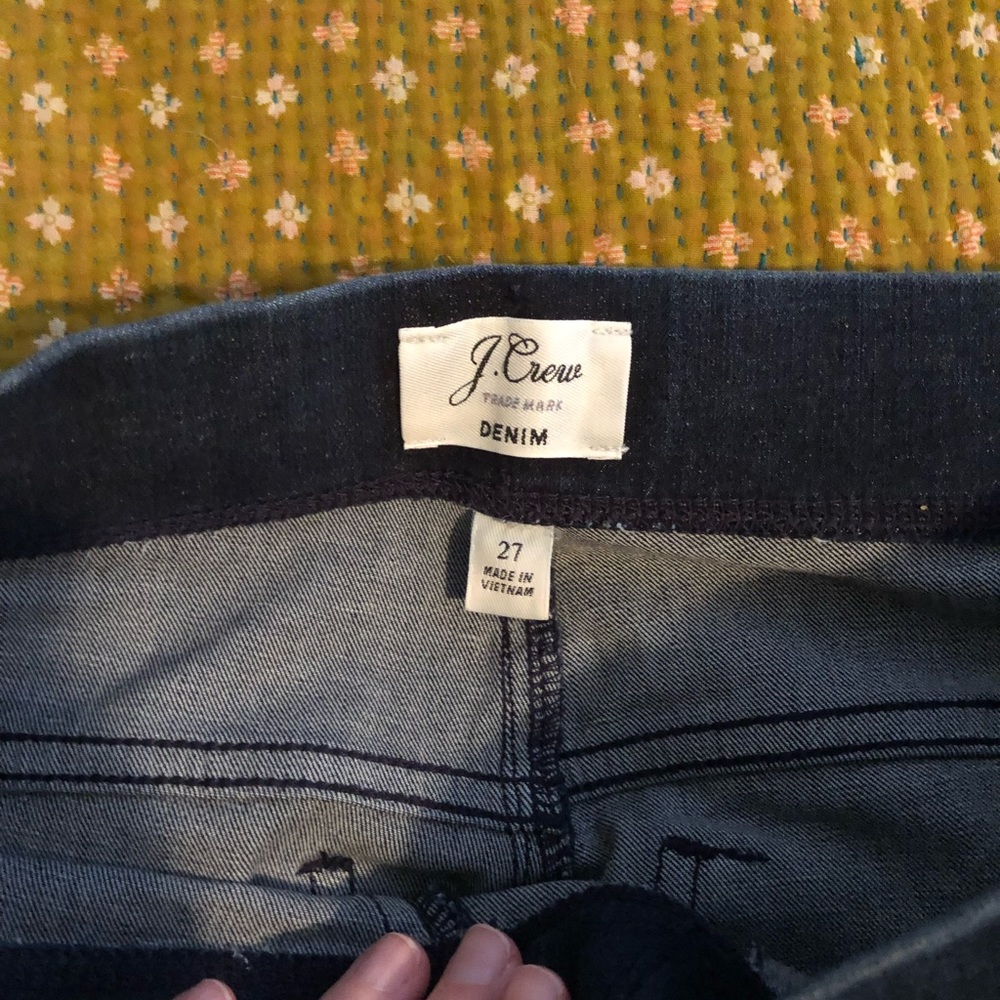 Size 27 Jcrew denim leggings